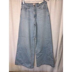 Women's High-Rise Wide Leg Jeans- A New Day- Light Wash